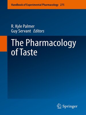 cover image of The Pharmacology of Taste